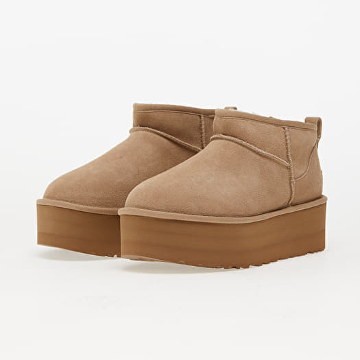 Women's shoes UGG W Classic Ultra Mini Platform Sand (1135092-SAN