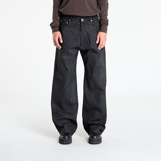 Men's jeans Rick Owens DRKSHDW Geth Jeans Black Wax (DU02E7351 BW