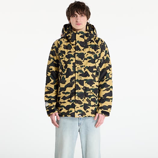 Jackets A BATHING APE 1St Camo Shark Snowboard Jacket M Yellow