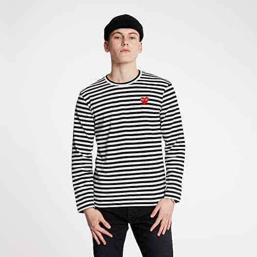 T-shirts Comme des Garçons PLAY Long Sleeve Tee UNISEX Black