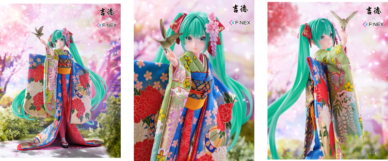 吉徳×F:NEX 初音ミク -日本人形- 1/4スケールフィギュア』ホビーEC