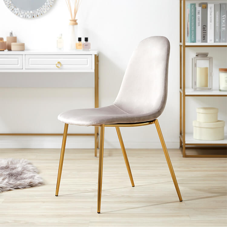 ベルベット調ダイニングチェア 真鍮脚 | 【公式】LOWYA(ロウヤ) 家具