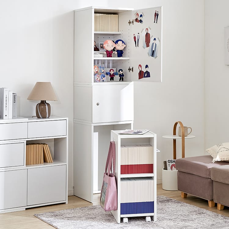 OSHITERU(オシテル) 鍵付き本棚 推し活収納 [幅45] | 【公式】LOWYA