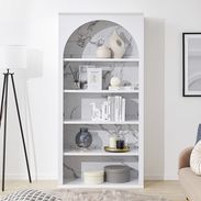 アーチ型シェルフ 大理石調 [幅90] | 【公式】LOWYA(ロウヤ) 家具