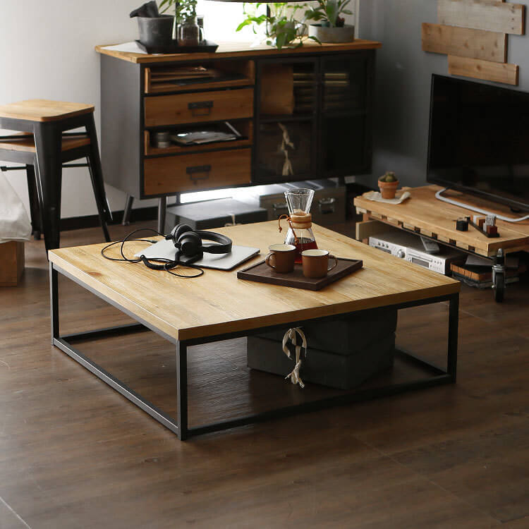 80s ビンテージ ウッド リビングテーブル ミッドセンチュリー 北欧