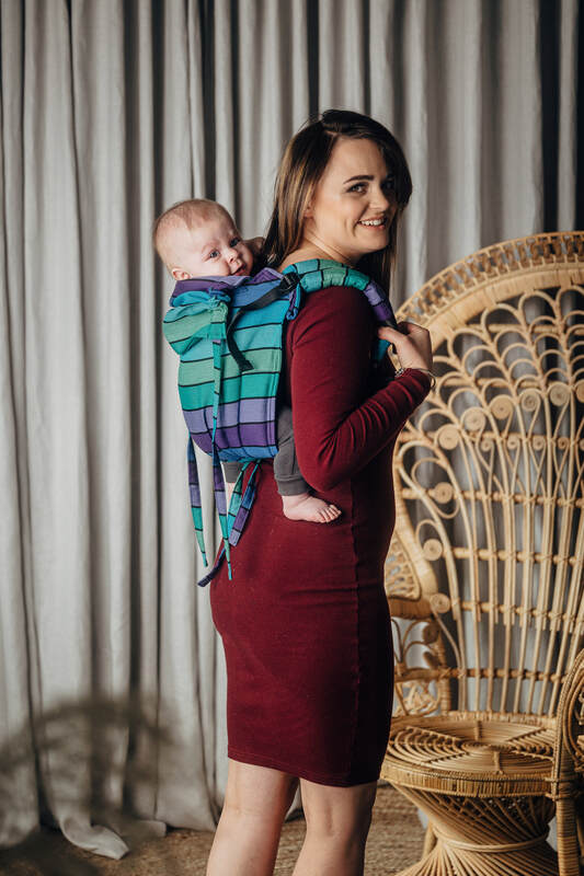 Lenny Buckle Onbuhimo baby carrier, TODDLER size, broken-twill