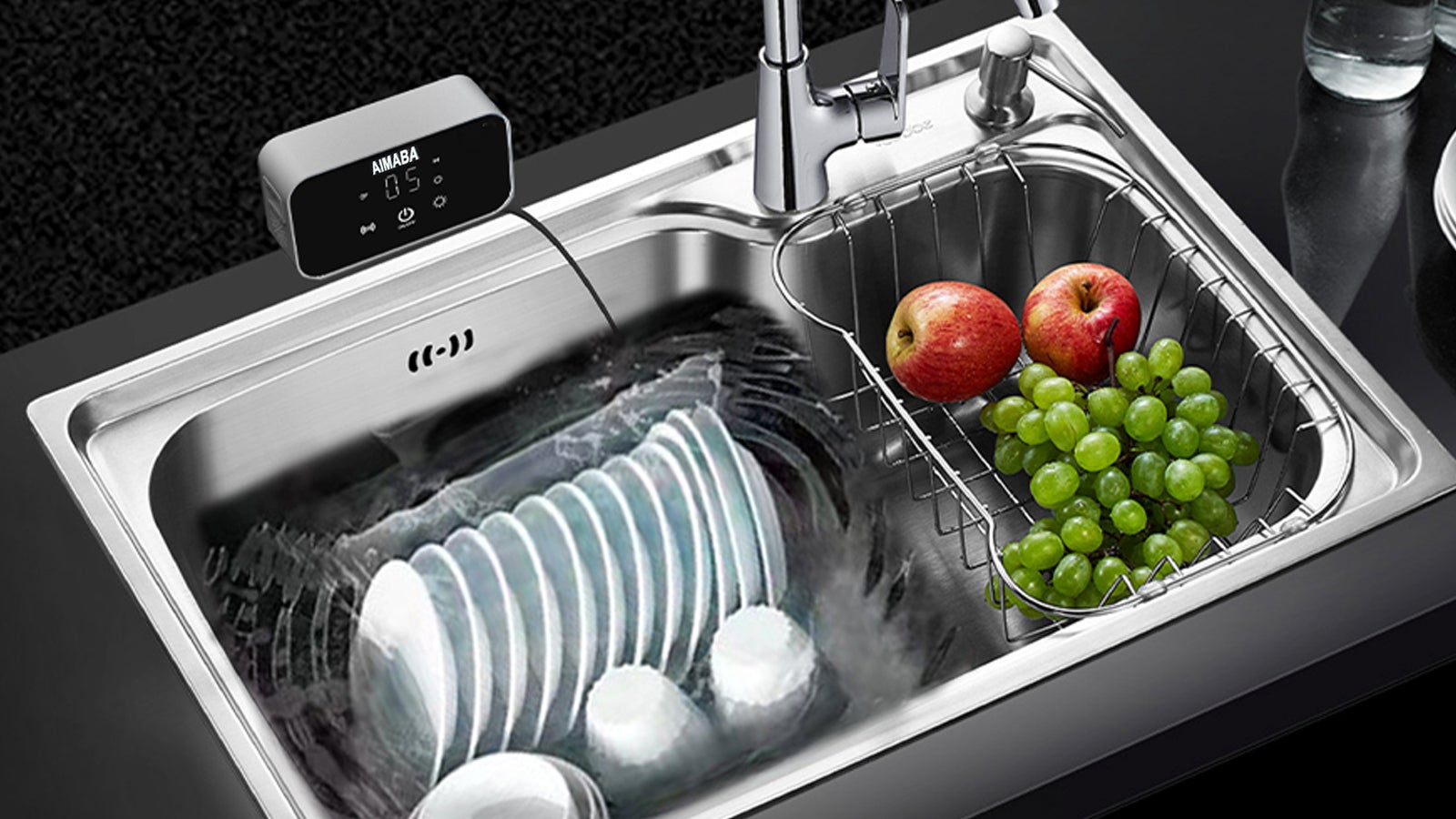 食器・野菜も1台でキレイ！シンクが万能洗浄ステーションに変身｜超