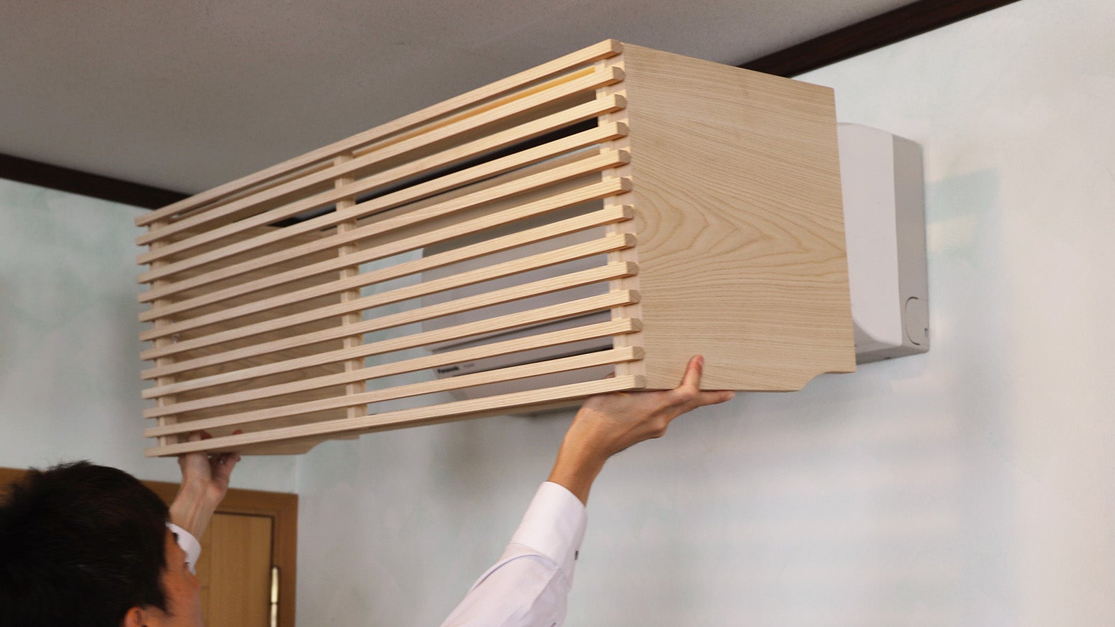 生活家電に木のぬくもりを。エアコン機能はそのまま、上質でやさしい