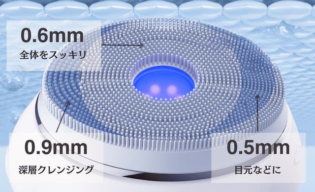 1分洗顔で潤い肌】LED美容ライト搭載音波洗顔ブラシでわたし史上最高の