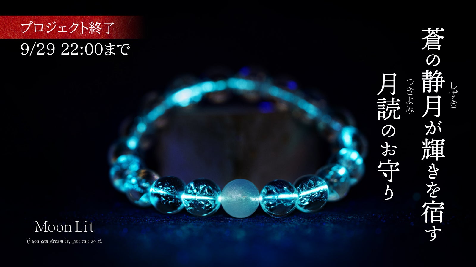 願いが届く】月が育てる奇跡！蒼に光り輝く天然月光石×白水晶