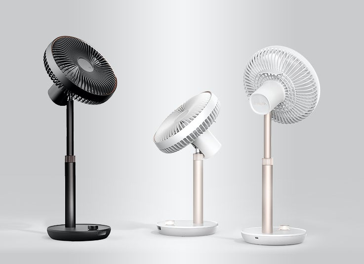 新型＆多機能サーキュレーター式LUMENAコードレス扇風機『FAN PRIME