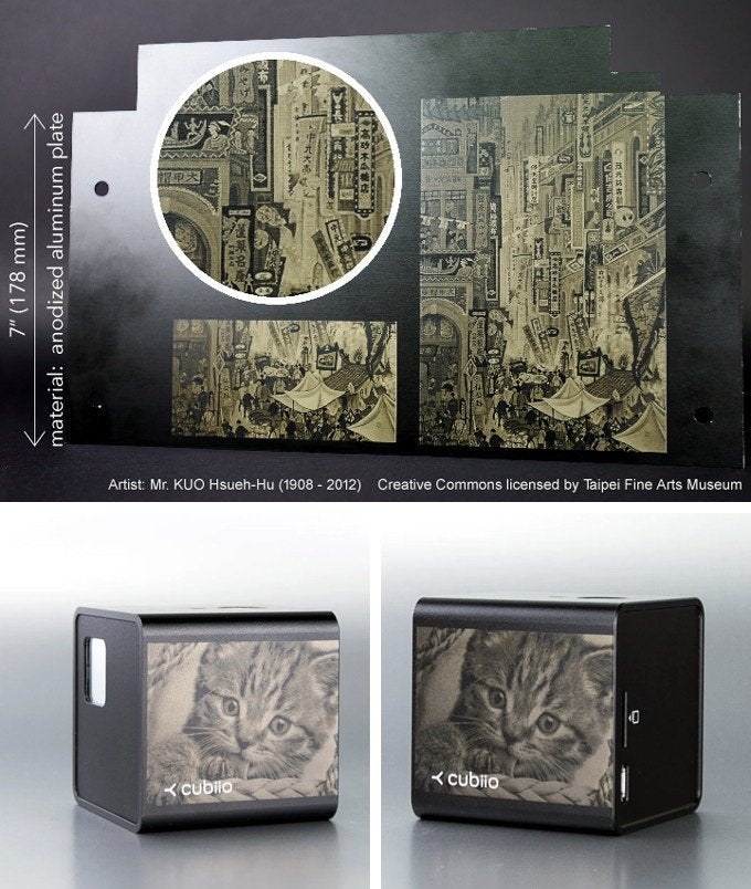 Cubiio 2」高性能レーザー加工機／A4・金属に彫刻できるのにわずか6kg