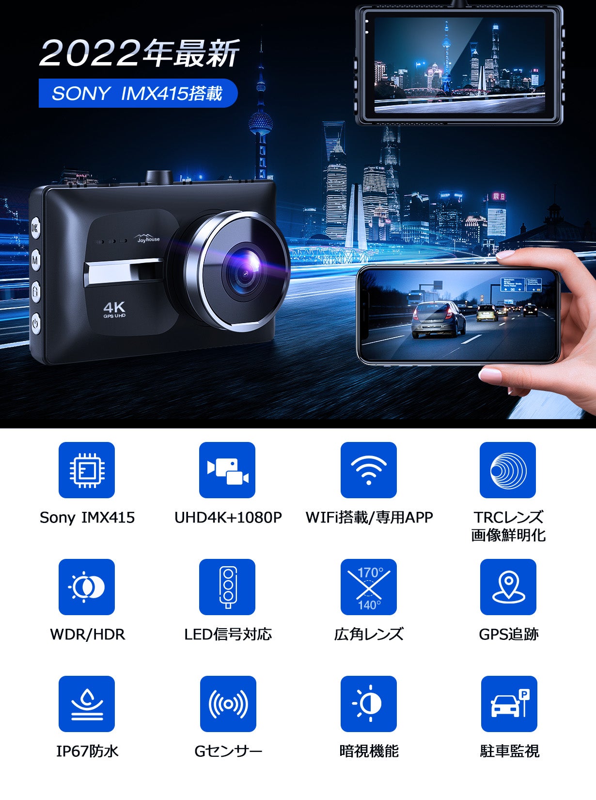 カメラを超えた4K高画質＆Sony415搭載！進化したHX小型ドライブ