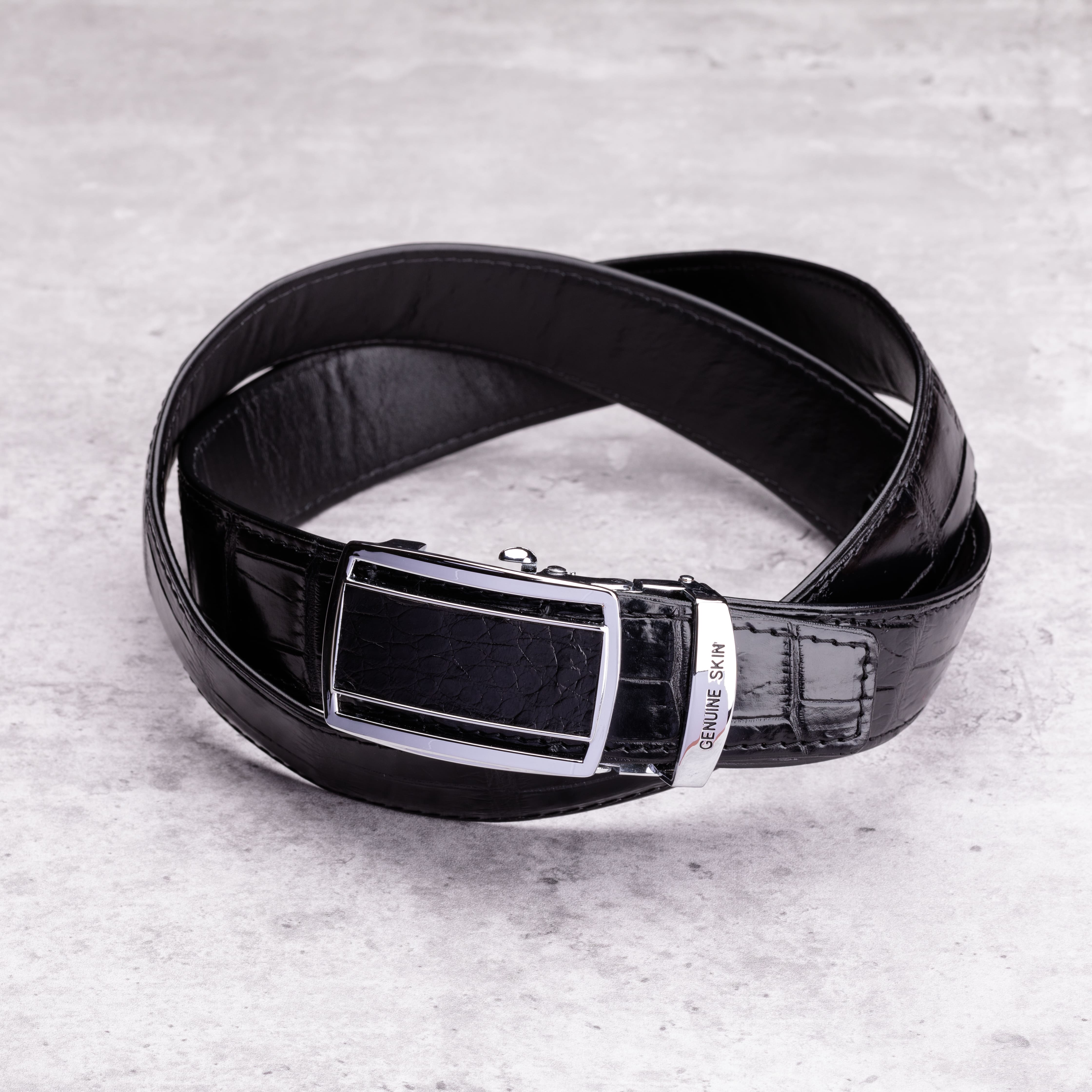第9弾】本格クロコダイルベルト！本物のクロコダイルを使ったメンズ