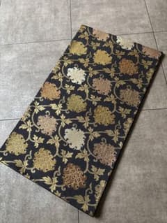 箔屋清兵衛 草木染 牡丹唐草 袋帯 正絹 - メルカリ
