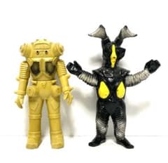 キングジョー 1983年(レア)、ゼットン1983年 ソフビ バンダイ 当時モノ