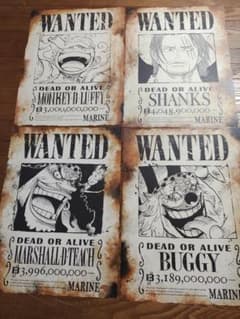 ワンピース 30億ルフィ新四皇手配書 - メルカリ