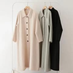 searoomlynn♡W FACE ウールCollarコート(ミント） - メルカリ