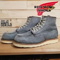 美品 希少色 廃盤 レッドウィング 8143 スエード スレートブルー 25.0