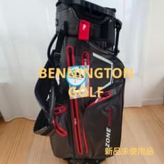 BENNINGTON ZONE ゴルフ・キャディバッグ14分割グレー&レッド新品