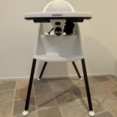 美品 BABY BJORN ハイチェアホワイト ベビービョルン - メルカリ