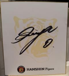 木浪聖也 直筆サイン入り色紙 阪神タイガース 背番号0 - メルカリ