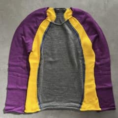 コムデギャルソンオムプリュス〈ドッキングニットセーター 2003AW