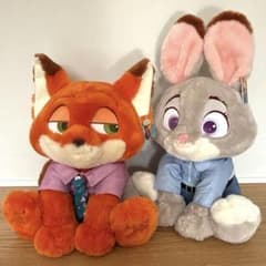 ズートピア2 ジュディ ニック ぬいぐるみ コストコ ブランケット付き