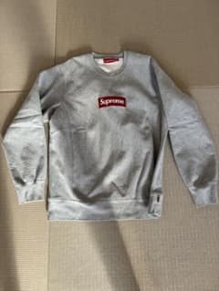 supreme box logo crewneck 15aw ヘザーグレー - メルカリ