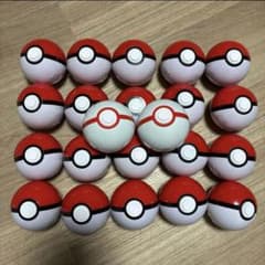 ポケパークカントー ピンバッジ モンスターボール 20個+プレミアボール