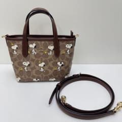 COACH コーチ スヌーピー コラボ2WAYトートCBS83 - メルカリ