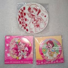 キュアグレース(花寺のどか) プリキュア プリティ袋缶バッジ2点+小皿