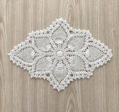 ハンドメイドレース編み＊ドイリー No.325 - メルカリ