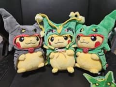 ポケモンセンター限定 レックウザ・メガレックウザポンチョ ピカチュウ