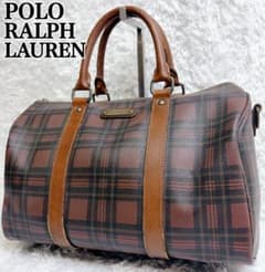 希少カラー✨ポロラルフローレン チェック ハンドバッグ ミニボストン