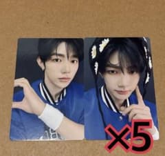 ジャンハオ トレカ 2種 ×5 ラントレ KCON LA 2025 会場 ZB1 - メルカリ