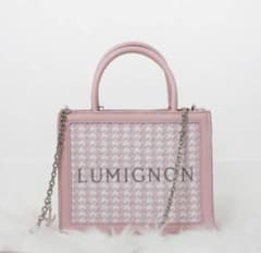 新品未使用】Lumignon houndstooth 2way bag - メルカリ
