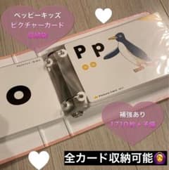 ペッピーキッズクラブ モラモラピクチャーカード 収納袋 OPP袋 英語