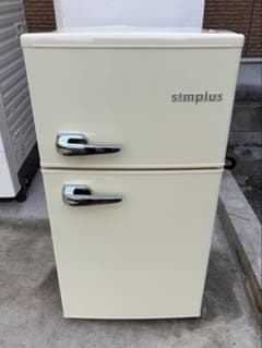 simplus 冷蔵庫 SP-RT85L2-WH レトロ 85L 2021年 - メルカリ