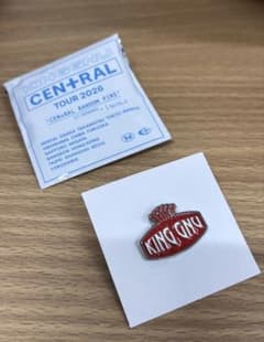 kingGnu CEN+RALオフィシャルツアーグッズ シークレット ピンバッジ