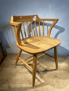 ラスト一点画像76枚 キツツキ ダイニングチェア ナチュラル 昭和56年