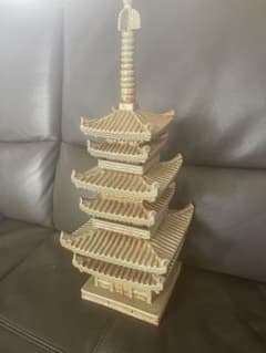 赤膚焼窯元 尾西楽斎】薬師寺東塔基壇土 薬師寺東塔置物 - メルカリ