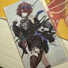 アークナイツ エクシア 描き下ろしイラスト ホログラムカード 特典