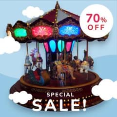 希少・格安】ミスタークリスマス メリーゴーランド（カルーセル