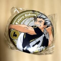 木兎光太郎 4番 ハイキュー グリッター缶バッチ 安全ピン - メルカリ