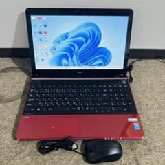 S224 NECノートパソコンWEBカメラSSD高速Windows11オフィス付 - メルカリ