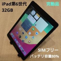 DMPWC完動品SIMフリーiPad第6世代(A1954)本体32GB送料込 - メルカリ