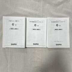 サピックス6年テスト（全回成績表＋成績優秀者一覧付き） - メルカリ