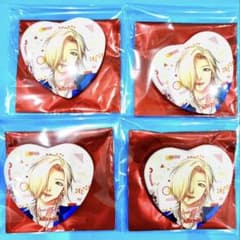 ときメモ GS ラウンドワン ハート型 缶バッジ 4点 桜井琉夏 g03 - メルカリ