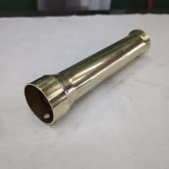 AYUファクトリー】P管67レーシング 50.8Φ用 直管真鍮サイレンサー38